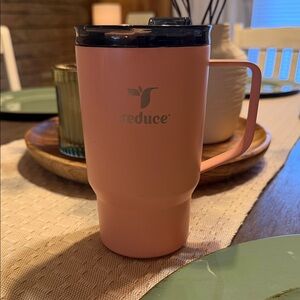 Pink Reduce Travel Mug
